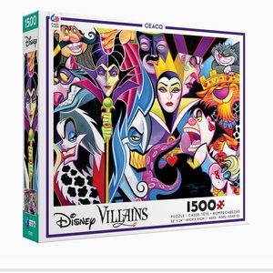 New Sealed Disney's Villains Puzzle By Ceaco